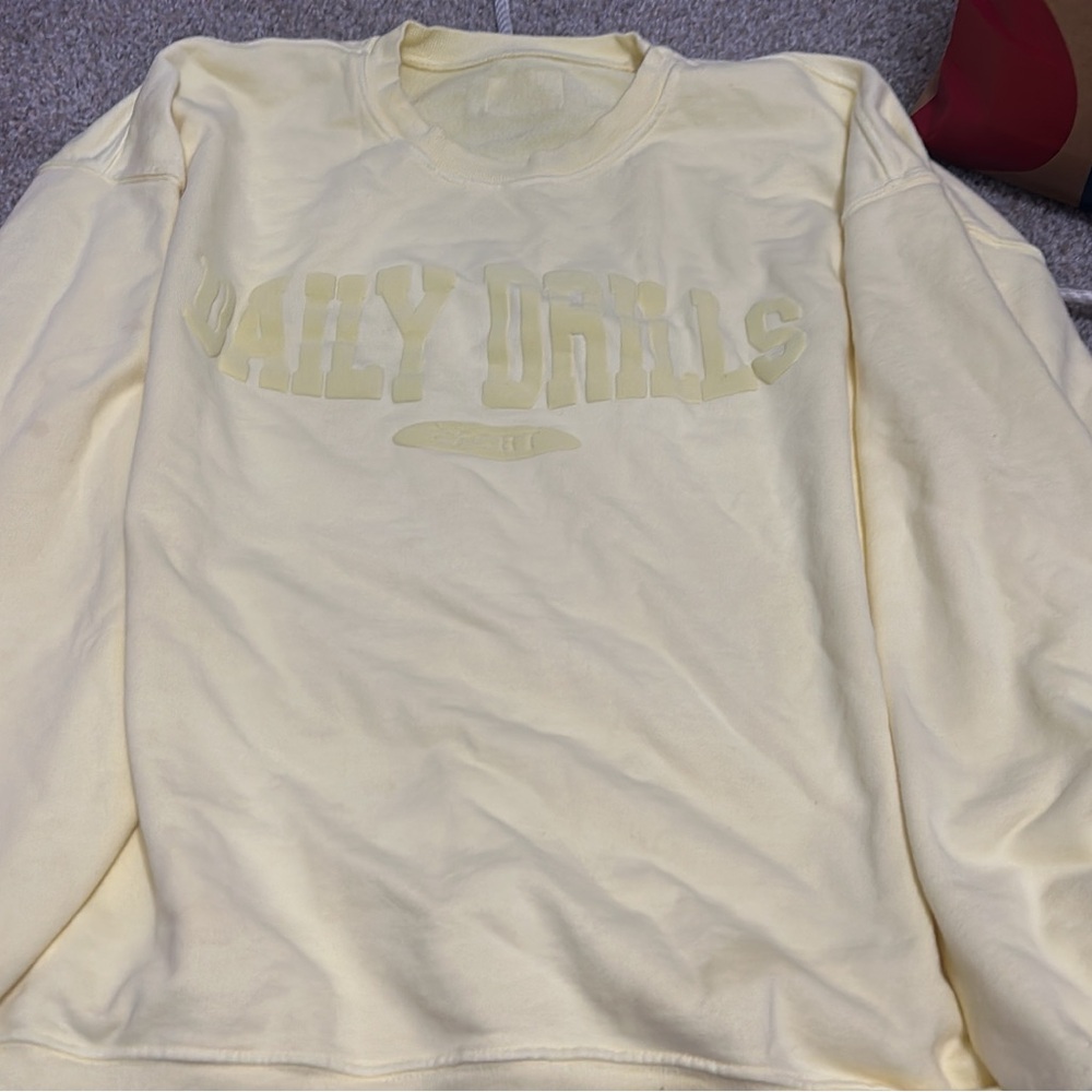 Daily Drills Monochrome Sweatshirt!
